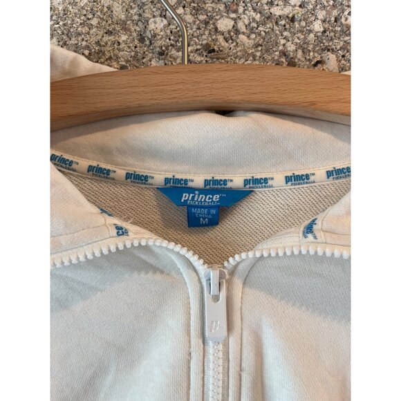 Prince Colorblock Half-Zip Pullover Sweatshirt In Blue/Green - Picture 3 of 6